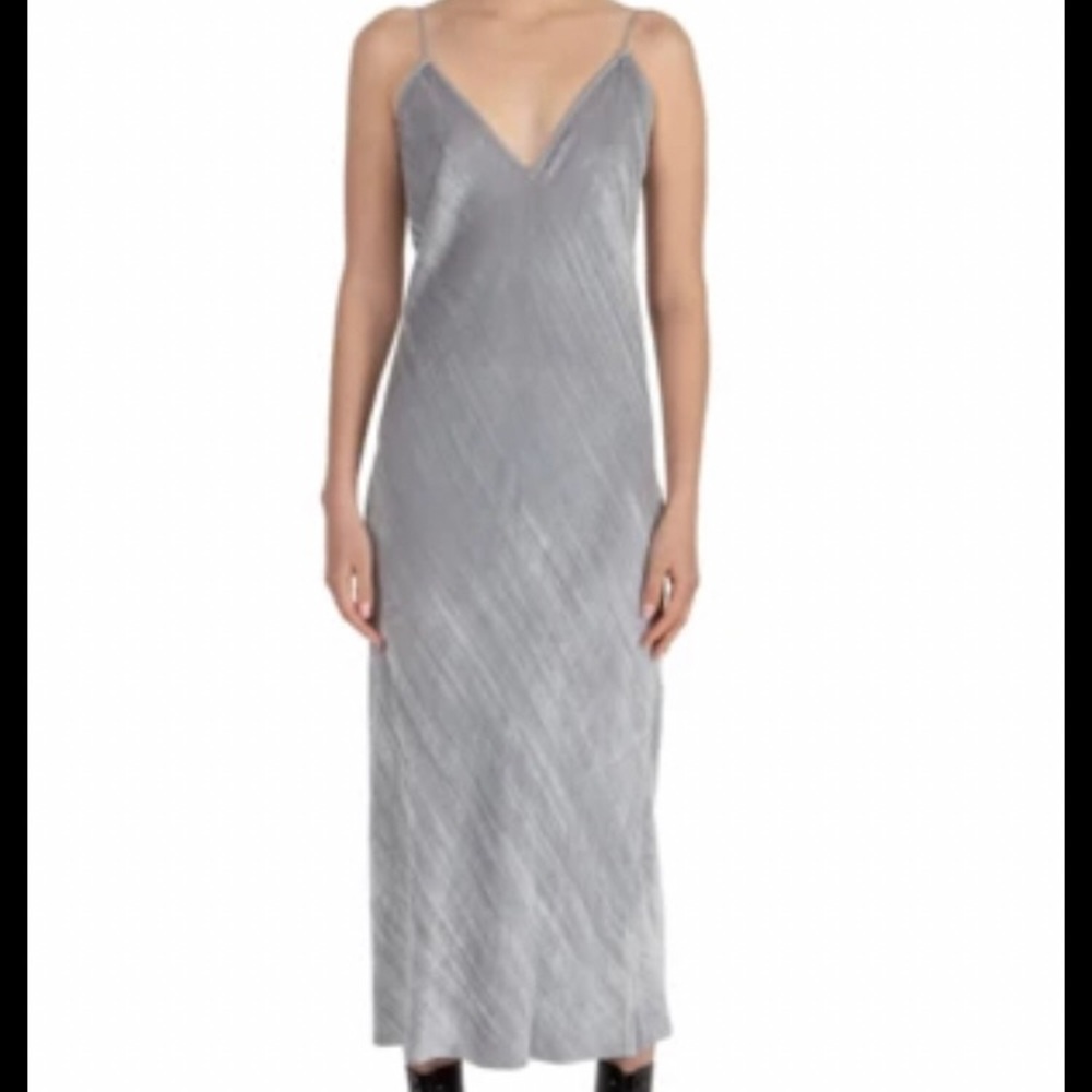 AOTC Gale Slip Dress SILVER sz 0 - Picture 6 of 14